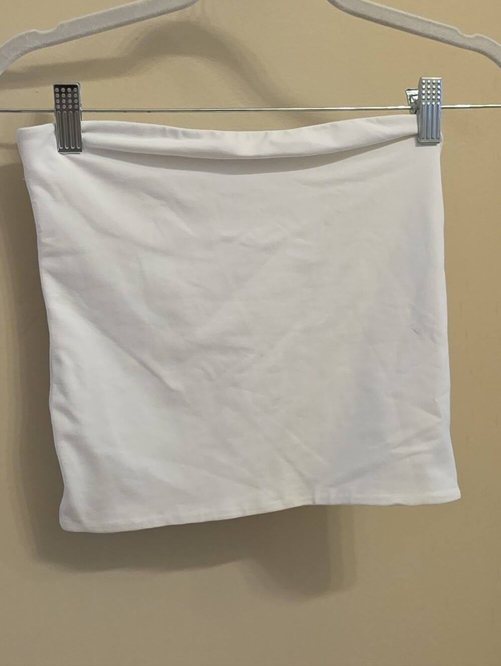 Babaton White Tube Top
